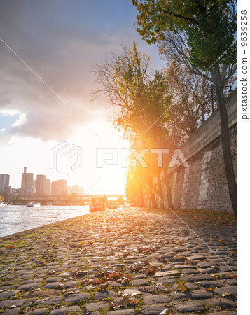 the Seine river in Paris France 9639258