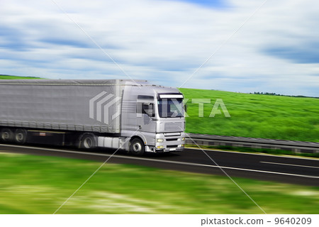 truck with freight truck with freight 9640209