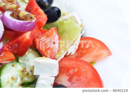 salad with fresh vegetables 9640220