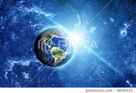 planet earth in space 9640525