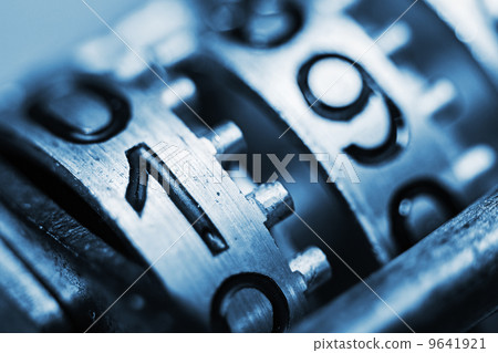 numbers of metal with very little depth of field numbers of metal with very little depth of field 9641921