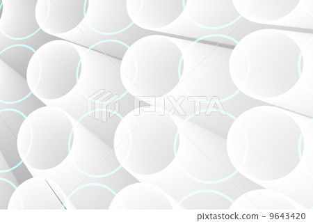 Futuristic white circles Futuristic white circles 9643420