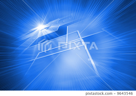 Shiny background with squares 9643546