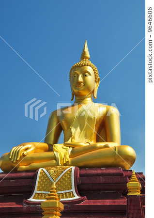 big Buddha in blue sky 9646606
