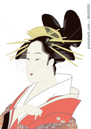 Tori Takashi Sakaechang beautiful figure Ukiyo-e image Tori Takashi Sakaechang beautiful figure Ukiyo-e image 9648000