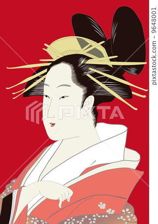 Tori Takashi Sakaechang美麗的人物浮世繪形象 9648001