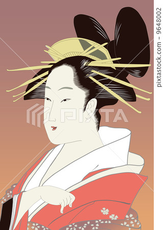 Tori Takashi Sakaechang beautiful figure Ukiyo-e image 9648002