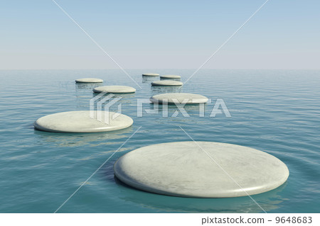 Zen rock pool Zen rock pool 9648683