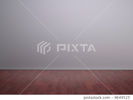 Room with wooden floor Room with wooden floor 9649525