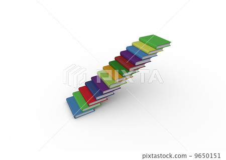 Steps made from books 9650151