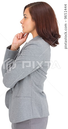 Concentrating businesswoman Concentrating businesswoman 9651444