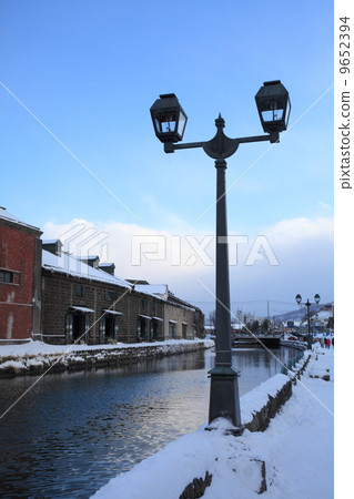 冬季小樽運河 冬季小樽運河 9652394