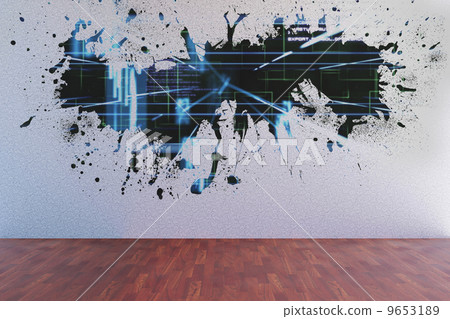 Splash showing technology interface 9653189