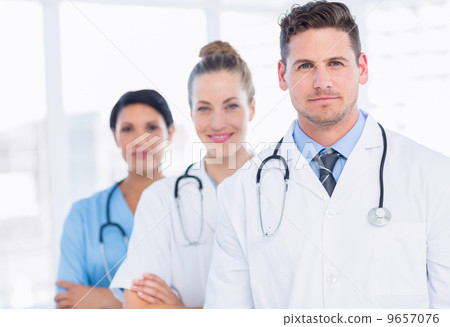 Portrait of confident happy group of doctors Portrait of confident happy group of doctors 9657076