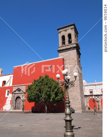 Mexican Puebla Santo Domingo Church Mexican Puebla Santo Domingo Church 9659814
