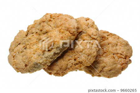 A stack of cookies, isolated A stack of cookies, isolated 9660265