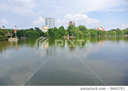 Hoan Kiem Lake (Hanoi, Vietnam) 9660761