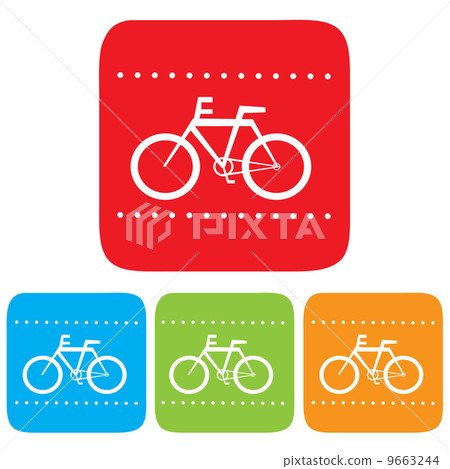 Bicycle sign, Vector icon Bicycle sign, Vector icon 9663244