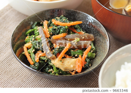 Rape blossoms sesame bowl 9663346