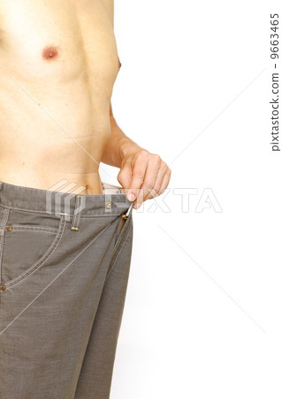 A man who succeeded in dieting 9663465