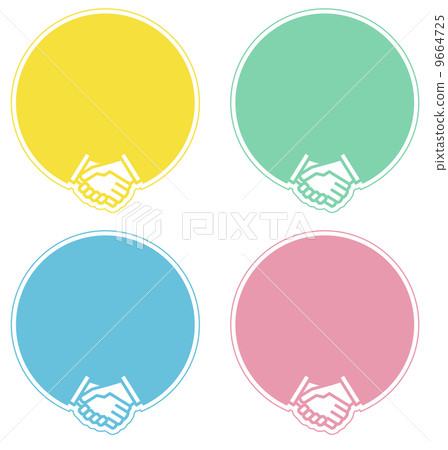 Handshake (colorful / outline) 9664725