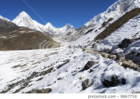 去珠穆朗瑪峰路線Coomb Moraine 9667758