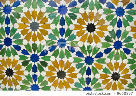 close up shot of islamic architeture 9668597