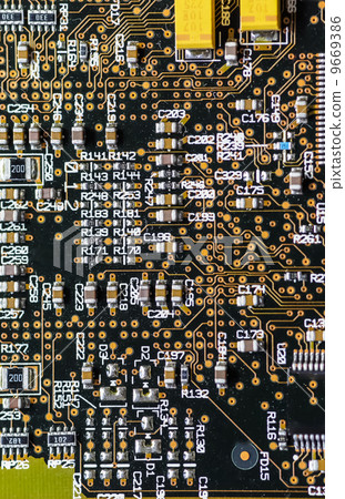 Image of electronic board 9669386