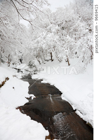 Wakayama river in winter Wakayama river in winter 9669415
