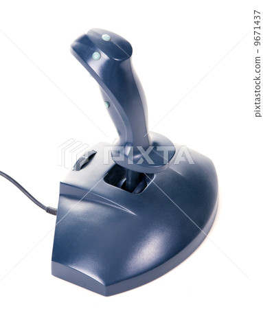 Joystick isolated on white background Joystick isolated on white background 9671437