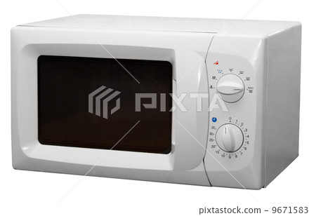 Microwave stove isolated on white background Microwave stove isolated on white background 9671583