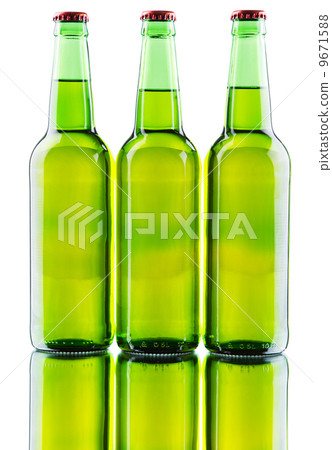 Beer bottles isolated on white background Beer bottles isolated on white background 9671588