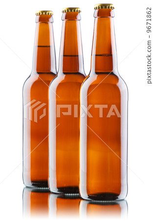 Beer bottles isolated on white background Beer bottles isolated on white background 9671862
