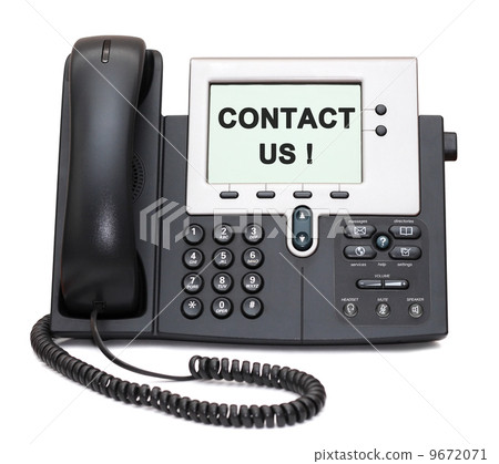 IP Phone isolated on white IP Phone isolated on white 9672071