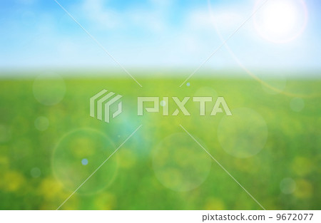 Beautiful meadow on sunny day 9672077
