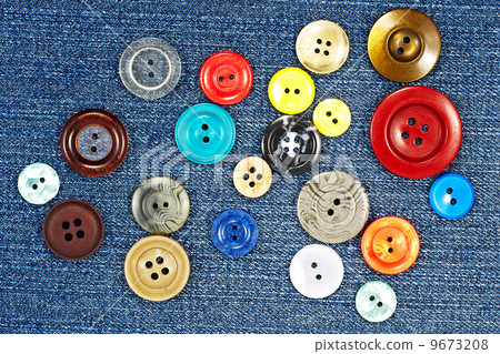 Multicoloured buttons.Background. 9673208