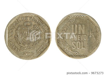 Monet of Peru.Isolated. Monet of Peru.Isolated. 9673273