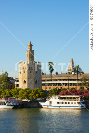 Golden Tower (Torre del Oro) of Sevilla, Spain 9674004