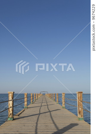 Jetty Leading Into The Red Sea In Egypt Jetty Leading Into The Red Sea In Egypt 9674229