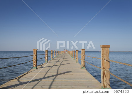 Jetty Leading Into The Red Sea In Egypt Jetty Leading Into The Red Sea In Egypt 9674233