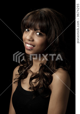 Young Nigerian Woman Low Key Photo 9674293