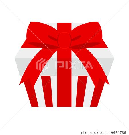 Illust Gift Ribbon Box Stock Illustration