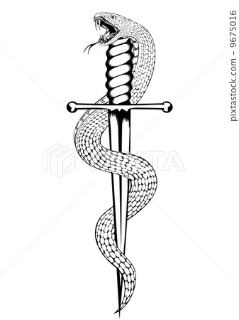 snake and dagger 9675016