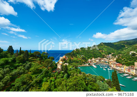 Portofino village on Ligurian coast, Italy 9675188