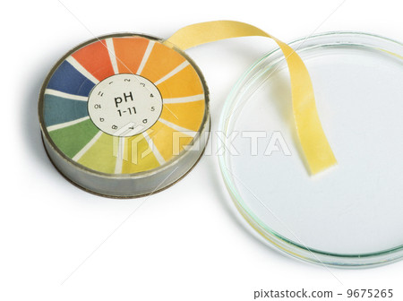 Litmus paper and beaker 9675265