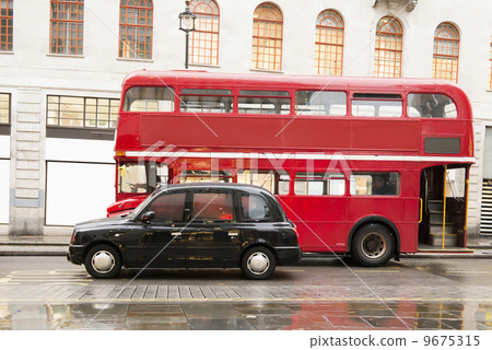 Red bus in London Red bus in London 9675315