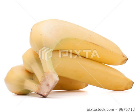 Bananas bunch isolated on white background cutout 9675713