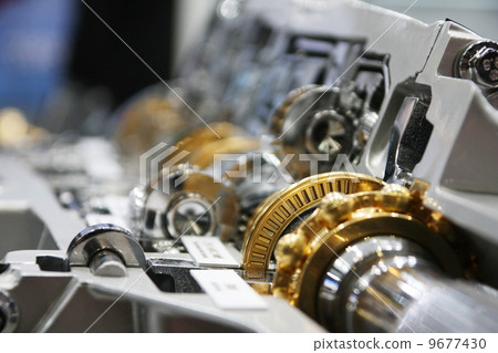 Cut model of machine parts 9677430