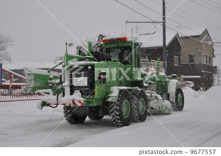 Snowplough snow 9677557