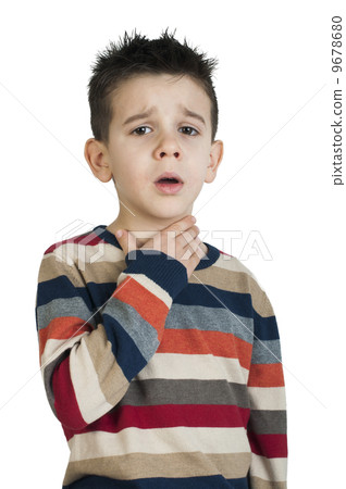 Child have sore throat sick 9678680